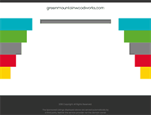 Tablet Screenshot of greenmountainwoodworks.com
